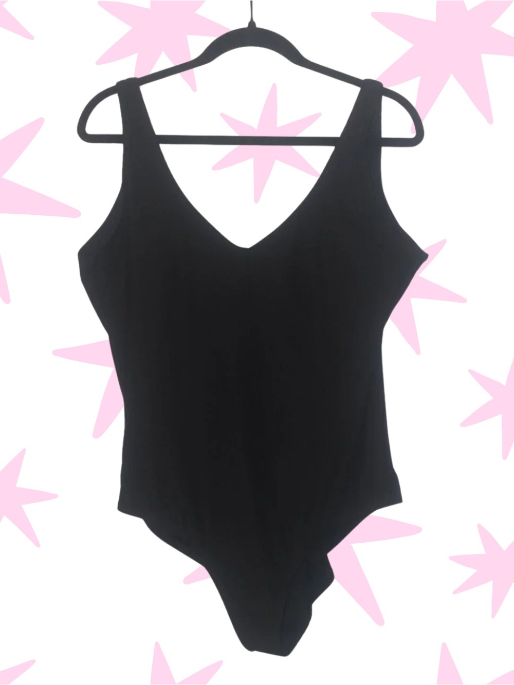 NWOT Andie Swim ribbed v-neck low back one piece swimsuit XL